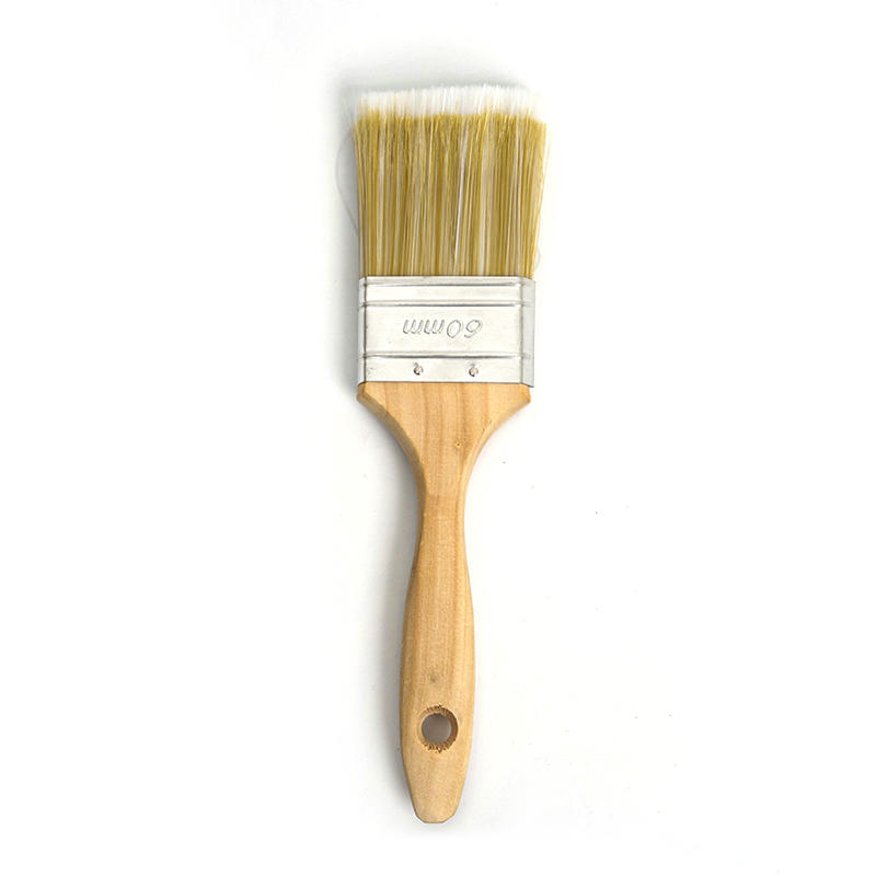 Gold & white blend synthetic filament Paint brush 60mm