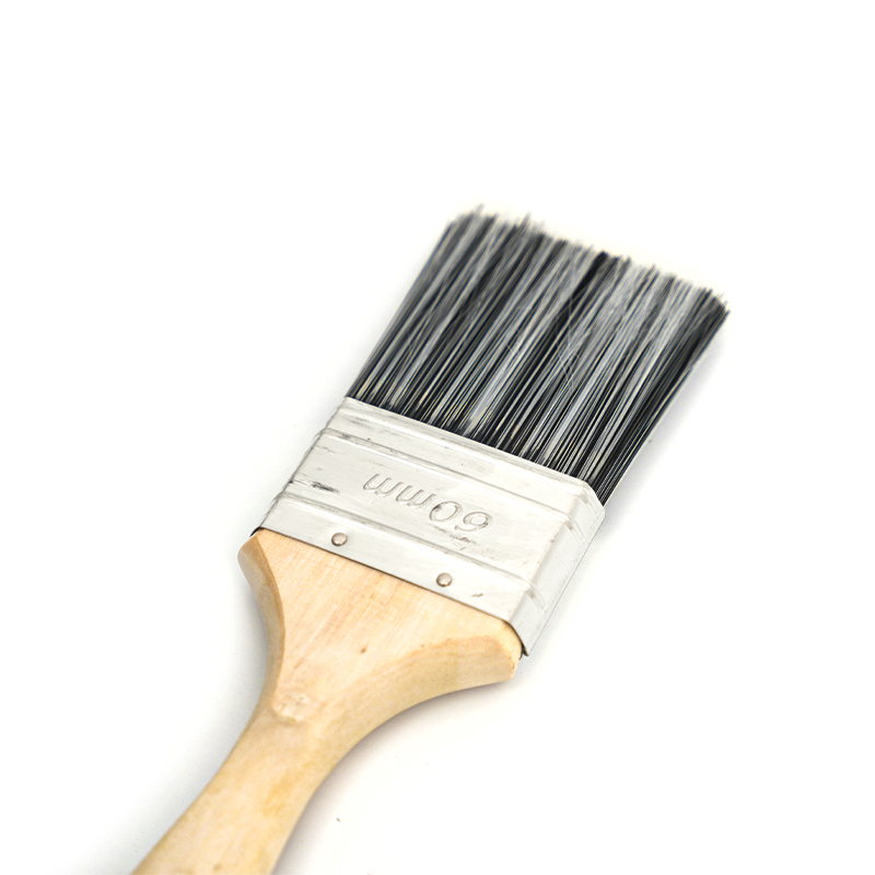 Poplar wooden handle synthetic filament Paint brush 60mm